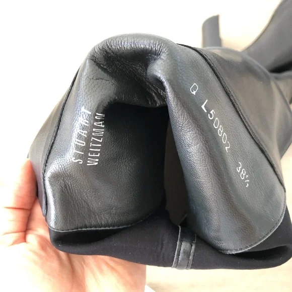 💫HOST PICK 💫 STUART WEITZMAN Over the Knee Black Boots - Picture 4 of 4